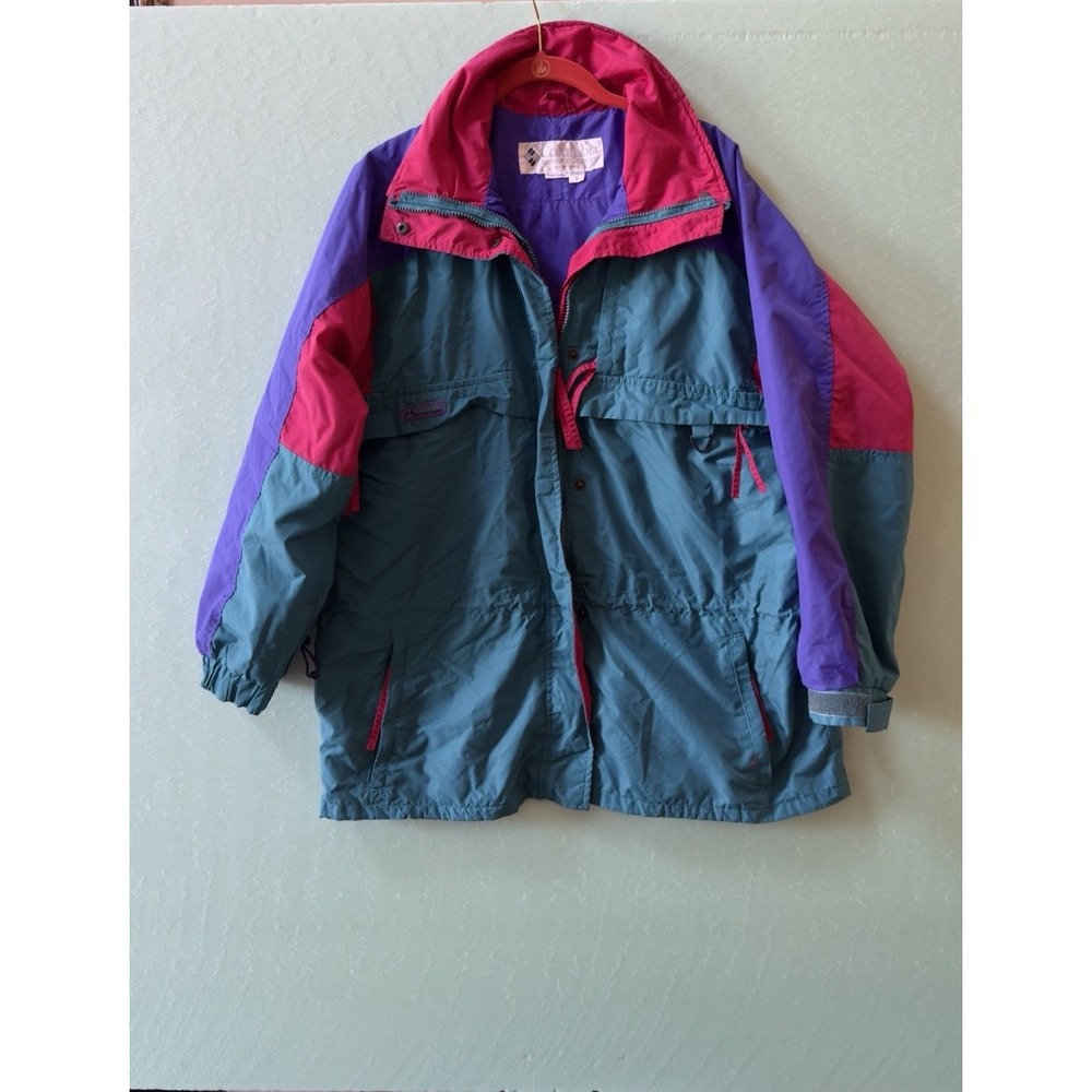 Vtg COLUMBIA Sportswear Gizzmo Womens Large Purple  Jacket‎